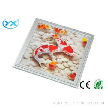 3D Square LED Panel Lights For Home With Fish Pattern , LED